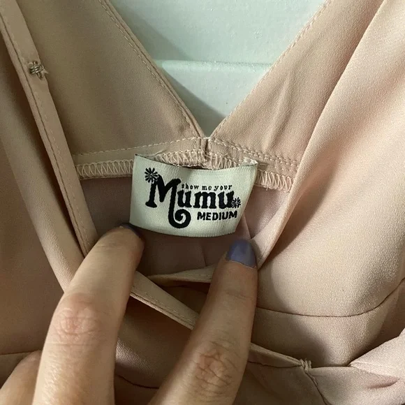 NWOT Show Me Your MuMu Mariah Dress Dusty Blush MEDIUM - NEVER WORN $80 OBO - Picture 5 of 6